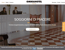 Tablet Screenshot of omniahotel.com